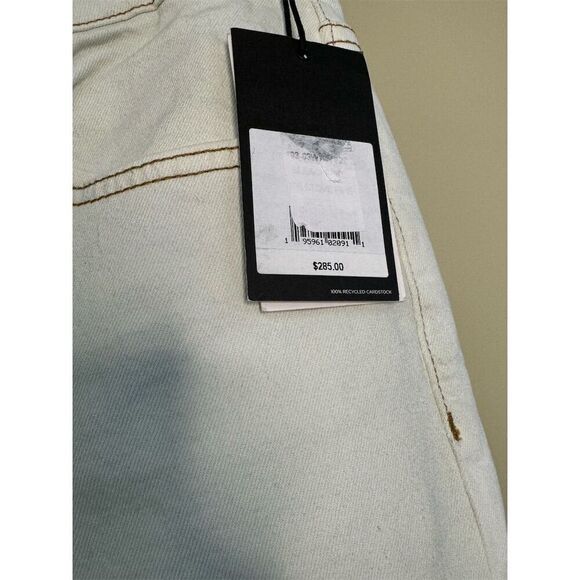 RE/DONE NWT 70’s Stove Pipe High-Rise Straight-Leg Jeans in Bleach Like Size 32 - Picture 5 of 10